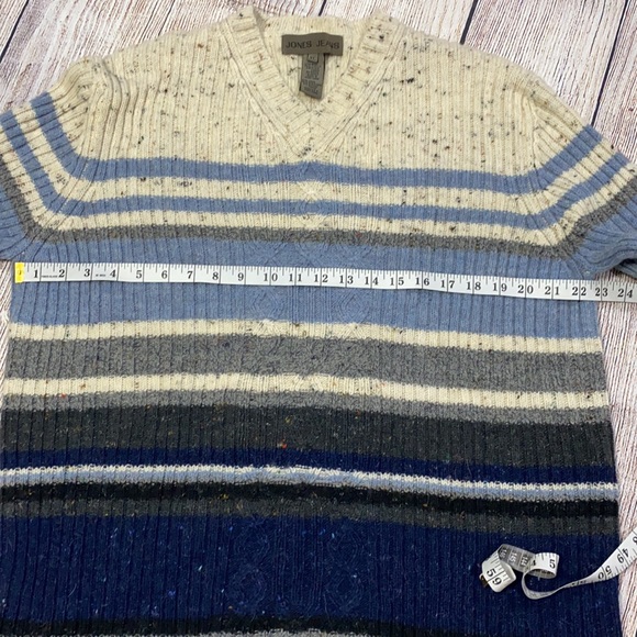 Jones jeans wool blend cable knit sweater size XL - Picture 3 of 5